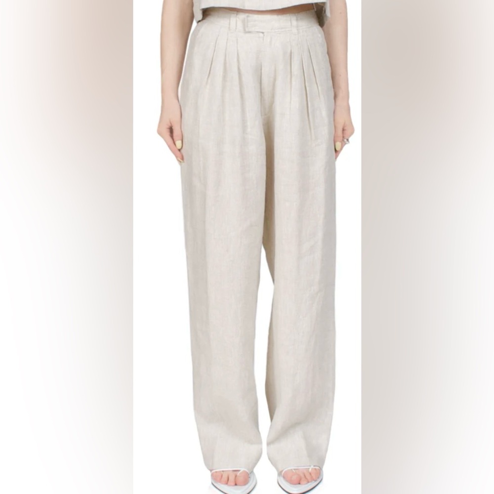 Posse Louis Linen Trouser Natural Pants